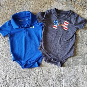 Baby Boy Under Armour Onesie Bundle 3-6 Month